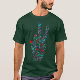 T-shirt Jinx arcane graffitti paix