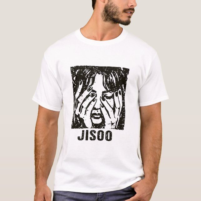 T-shirt JISOO – The Living End Style Illustration (Devant)