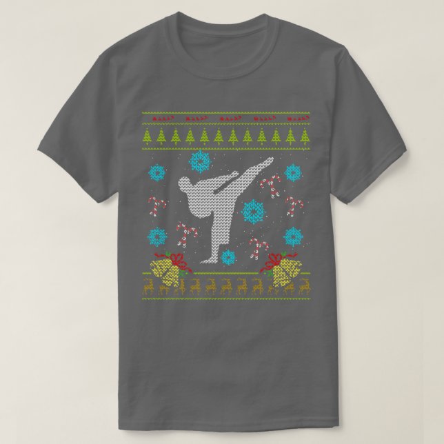 T-shirt Jitsu Jitsu laide de Noël (Design devant)