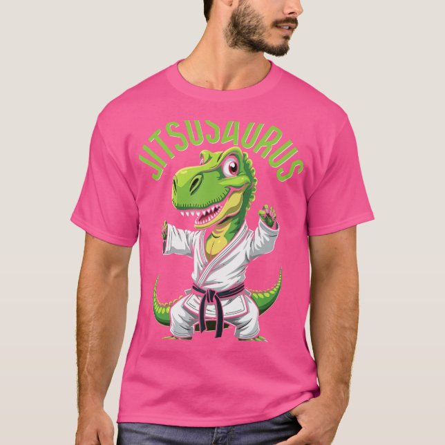 T-shirt Jitsusaurus Funny Bjj brésilien Jiu Jitsu (Devant)