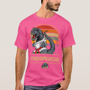 T-shirt Jitsusaurus Funny Jiu Jitsu T-Rex Bjj Mixed martia