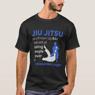 T-shirt Jiu jitsu 柔 術 Yoga involontaire Hommes Femmes Enfa