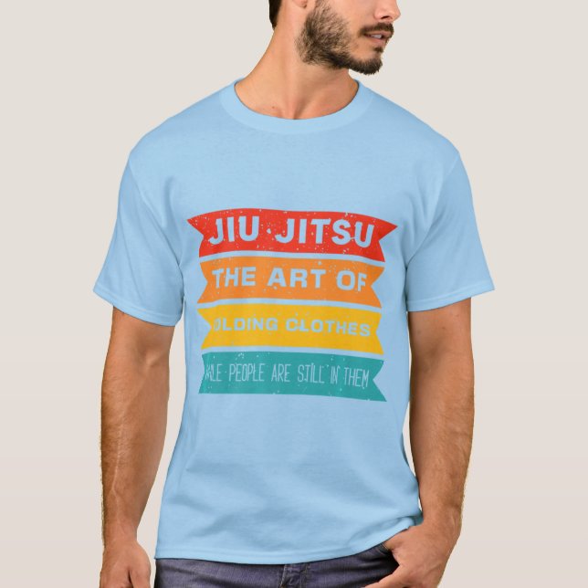 T-shirt Jiu Jitsu Art Des Vêtements Pliants Jujitsu (Devant)