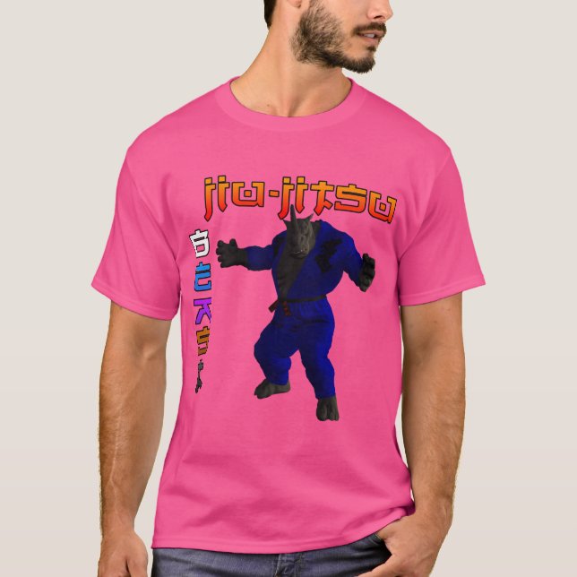 T-shirt Jiu-Jitsu Beast Rhino (Devant)