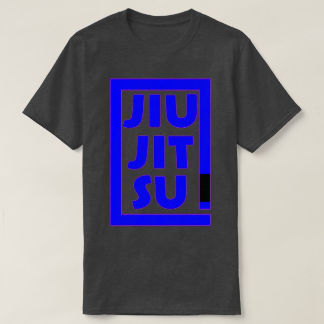 T-shirt Jiu Jitsu Blue Belt Design (Design devant)