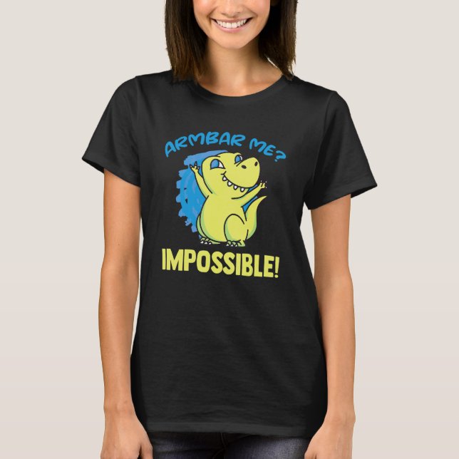 T-shirt Jiu Jitsu Brésilien Armbar Rex Bjj (Devant)