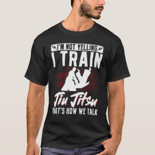 T-shirt Jiu Jitsu Brésilien Mma Bjj Hugger Je Ne Crie Pas