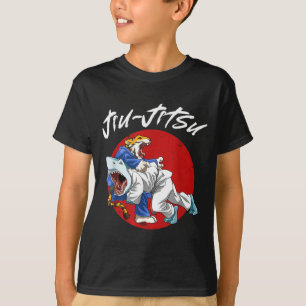 T-shirt Jiu Jitsu brésilien Shark et Tiger BJJ Grappling