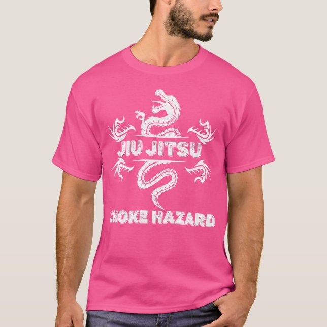 T-shirt Jiu Jitsu Choke Risque Karate Boxe Muay Thai Kic (Devant)