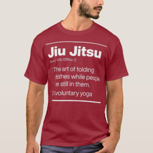 T-shirt Jiu Jitsu Dictionnaire Yoga Involontaire Définitio