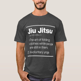 T-shirt Jiu Jitsu Dictionnaire Yoga Involontaire Définitio