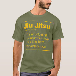 T-shirt Jiu Jitsu Dictionnaire Yoga Involontaire Définitio