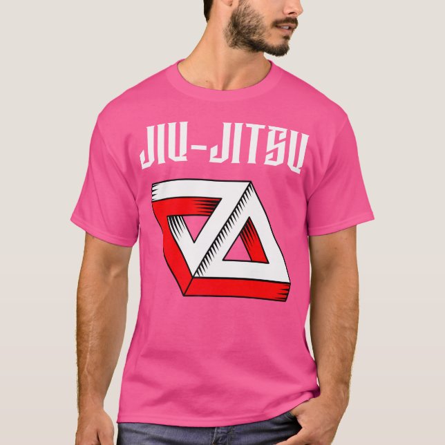 T-shirt Jiu-Jitsu Double Gracie Triangle Bjj Mixed martial (Devant)