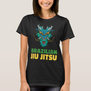 T-shirt Jiu Jitsu Dragon Demon Brazilian Jiu Jitsu et Gra