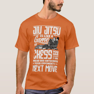 T-shirt Jiu Jitsu Est Comme Un Jeu D'échecs Jiu Jitsu