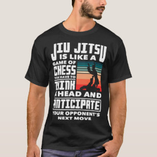 T-shirt Jiu Jitsu Est Comme Un Jeu D'échecs Jiu Jitsu 1