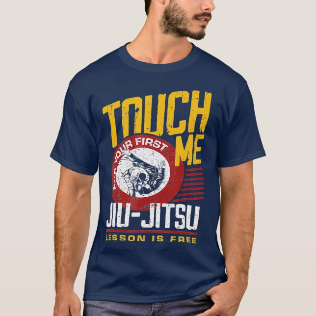 T-shirt Jiu Jitsu Fighter Athlete Martial Arts (Devant)