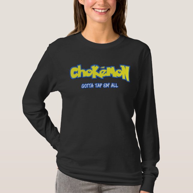 T-shirt Jiu Jitsu Funny Chokemon (Devant)
