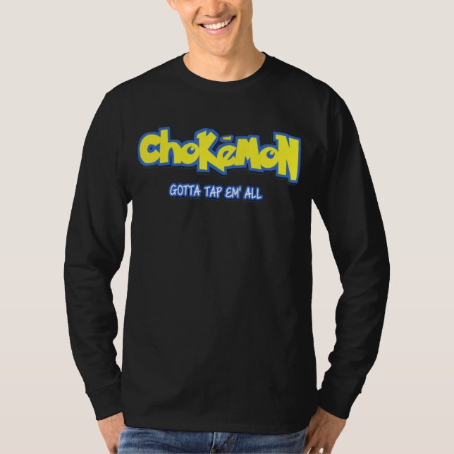 T-shirt Jiu Jitsu Funny Chokemon (Devant)