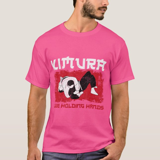 T-shirt Jiu Jitsu Kimura Kimura J'Aime Tenir Les Mains (Devant)