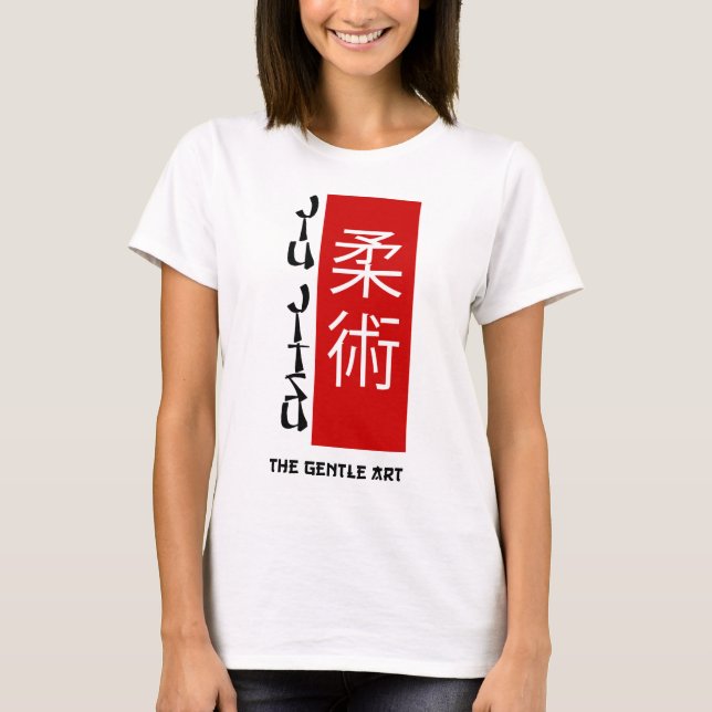 T-shirt Jiu Jitsu - l'art doux (Devant)