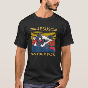 T-shirt Jiu Jitsu Libre Hug Jésus A Ton Dos