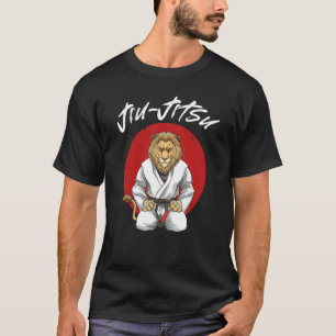 T-shirt Jiu Jitsu Lion Brésilien Jiu Jitsu Mixed martial a
