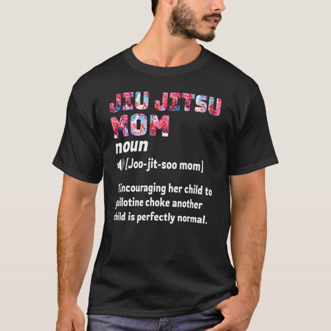 T-shirt Jiu Jitsu Maman Définition (Devant)