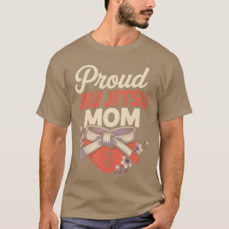 T-shirt Jiu Jitsu Maman Mère Rétro Vintage Fière Jiu Jitsu