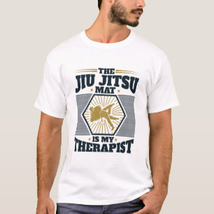 T-shirt Jiu Jitsu Mat Est Mon Thérapeute