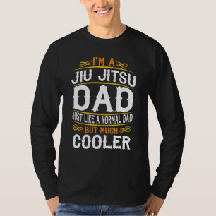 T-shirt Jiu Jitsu Papa, je suis une chemise papa. F532 vin