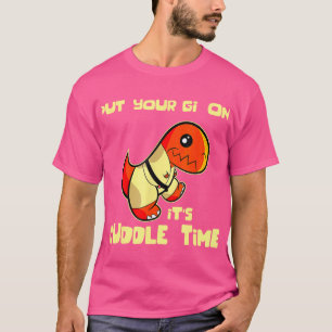 T-shirt Jiu Jitsu Retro Jitsusaurus Mettez Votre Gi Sur C'