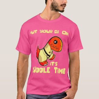 T-shirt Jiu Jitsu Retro Jitsusaurus Mettez Votre Gi Sur C'