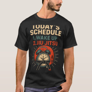 T-shirt Jiu Jitsu Rétro Vintage Jiu Jitsu Ne Paniquez Pas 