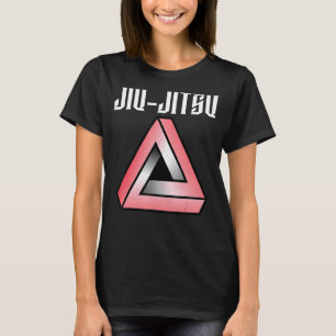 T-shirt Jiu Jitsu Spray Peinture Gracie Triangle Mixed mar