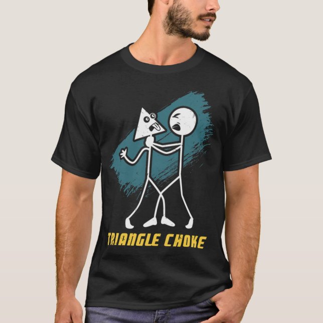 T-shirt Jiu Jitsu Triangle Choke pony appaloosa  (Devant)