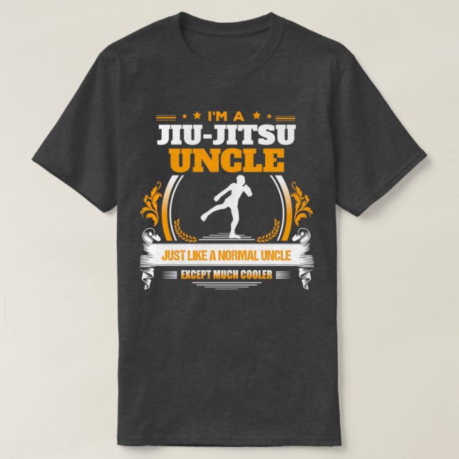 T-shirt Jiu Jitsu Uncle Cadeau de Noël ou cadeau d'anniver (Design devant)