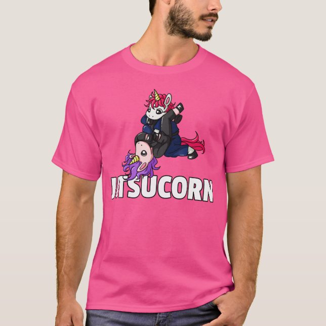 T-shirt Jiu Jitsu Unicorn Cadeau Taekwondo Mixed martial a (Devant)