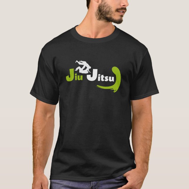 T-shirt jiu jitsu vêtement personnalisé (Devant)