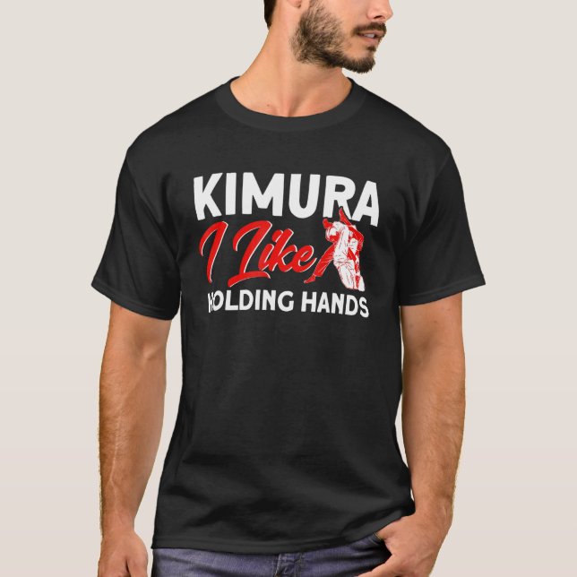 T-shirt Jiu Jitsu Vintage Kimura Holding Hands (Devant)