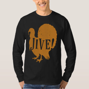 T-shirt Jive Action de grâce Jour de la dinde Famille 70's