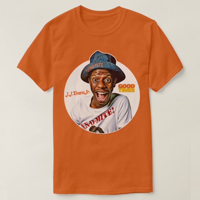T-shirt JJ Evans Jr Good Times les années 70 Sitcom (Design devant)