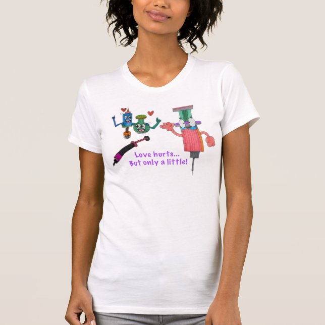 T-shirt JMCdesign Coronavirus Vaccin contre le virus Covid (Devant)