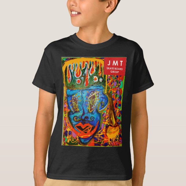 T-Shirt JMT SKATEBOARD SCRIBZ (Devant)