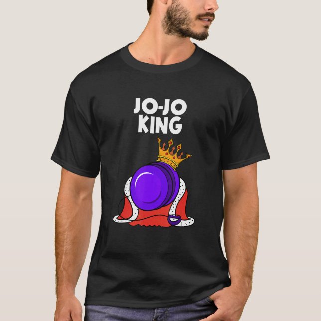 T-shirt Jo Jo King Yoyo Toy Professional (Devant)