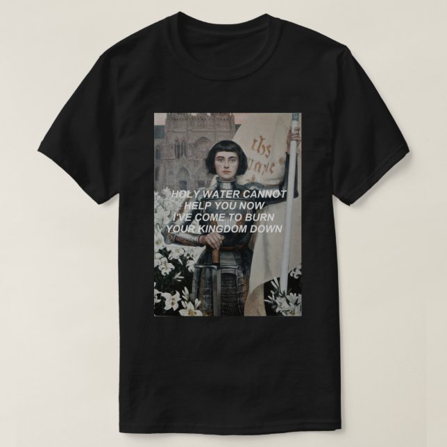 T-shirt joan d'arc (Design devant)
