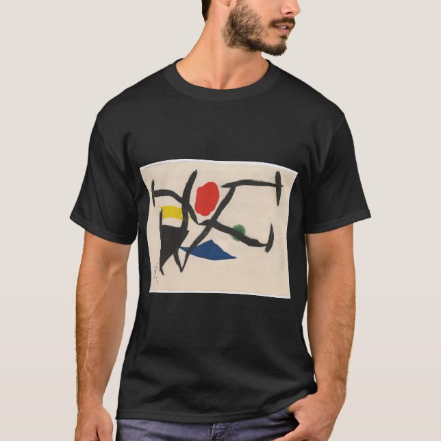 T-shirt joan miro francesc dassis cantic del sol 1 (Devant)