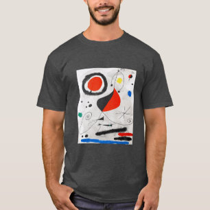 T-shirt Joan Miro Lithographie Originale de Derriere le Mi