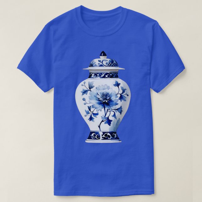 T-shirt Jocal de gingembre de vase (Design devant)