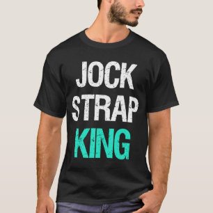 T-shirt Jock Strap King for Football Fans Hommes Femmes